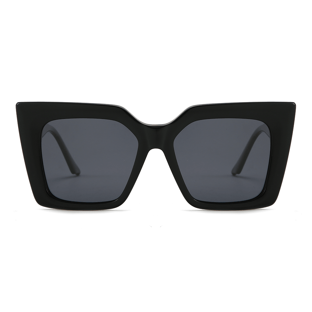 Dollger Elegant Classic Oversized Square Cat Eye Sunglasses