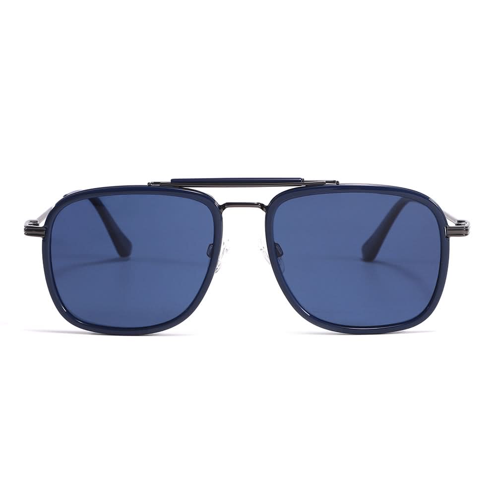 Dollger Square Aviator Black Sunglasses