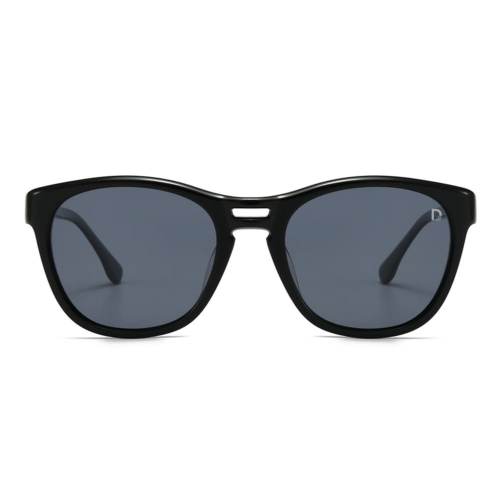 Dollger New Double Brow Bar Design Round Sunglasses