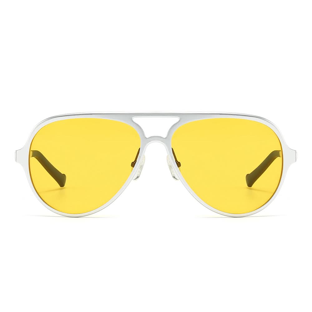 Alloy Night Driving Aviator Sunglasses