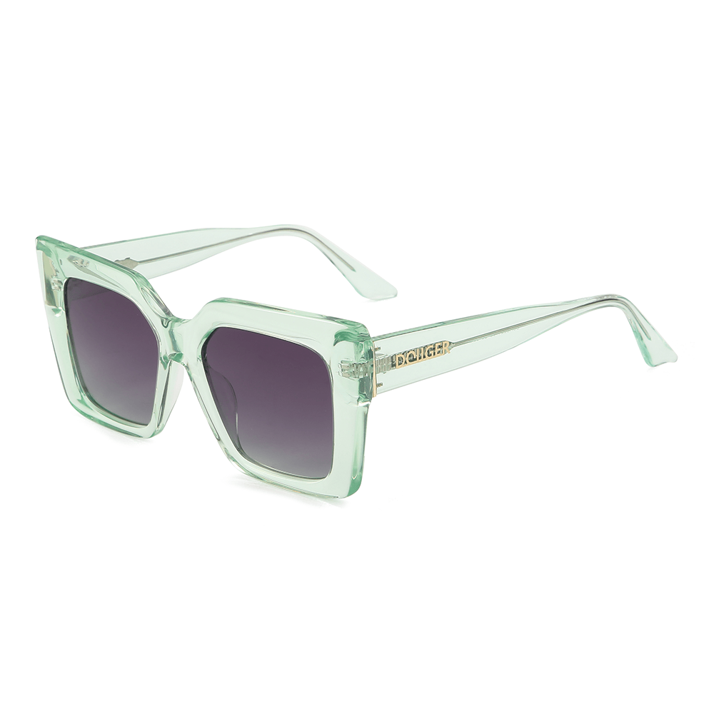Dollger Elegant Classic Oversized Square Cat Eye Sunglasses