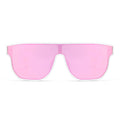 Dollger aviator sunglasses with glossy lenses